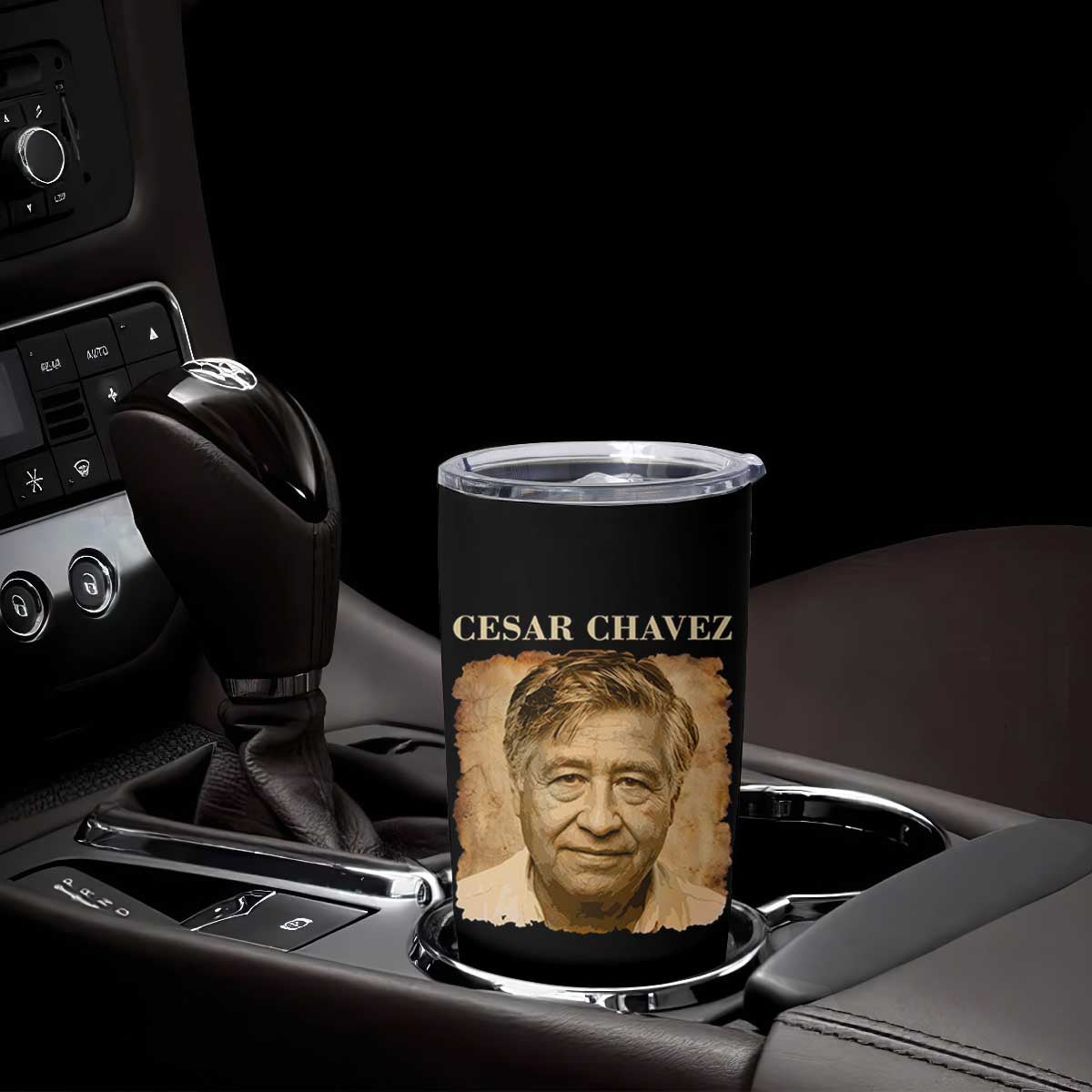 Cesar Chavez Tumbler Cup Mexican American Pride Latino Heritage TS14 Print Your Wear