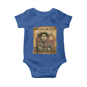 Cesar Chavez Baby Onesie Hispanic Heritage Mexican American Pride Latino TS14 Royal Blue Print Your Wear