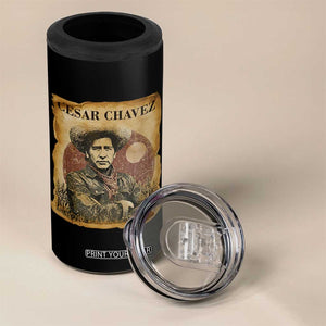 Cesar Chavez 4 in 1 Can Cooler Tumbler Hispanic Heritage Mexican American Pride Latino TS14 Print Your Wear