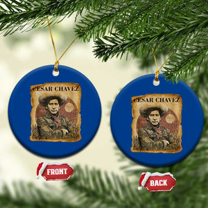 Cesar Chavez Ceramic Ornament Hispanic Heritage Mexican American Pride Latino TS14 1pc Blue Print Your Wear