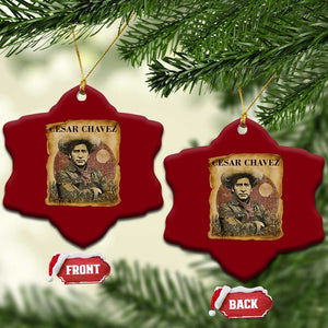 Cesar Chavez Ceramic Ornament Hispanic Heritage Mexican American Pride Latino TS14 Print Your Wear