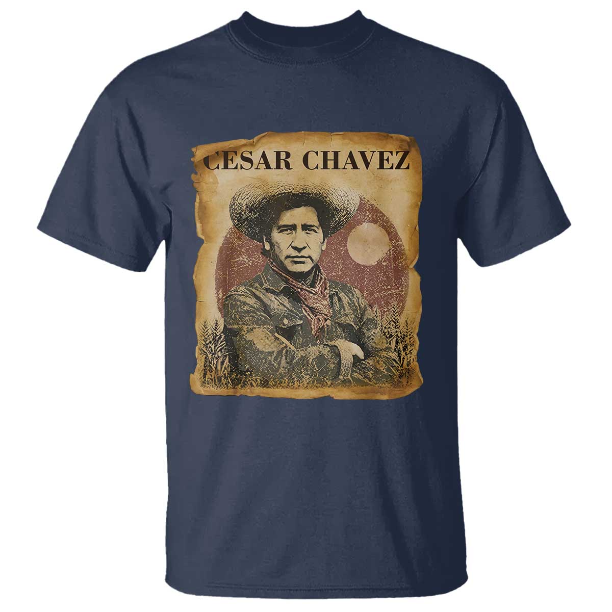 Cesar Chavez T Shirt Hispanic Heritage Mexican American Pride Latino TS14 Navy Print Your Wear
