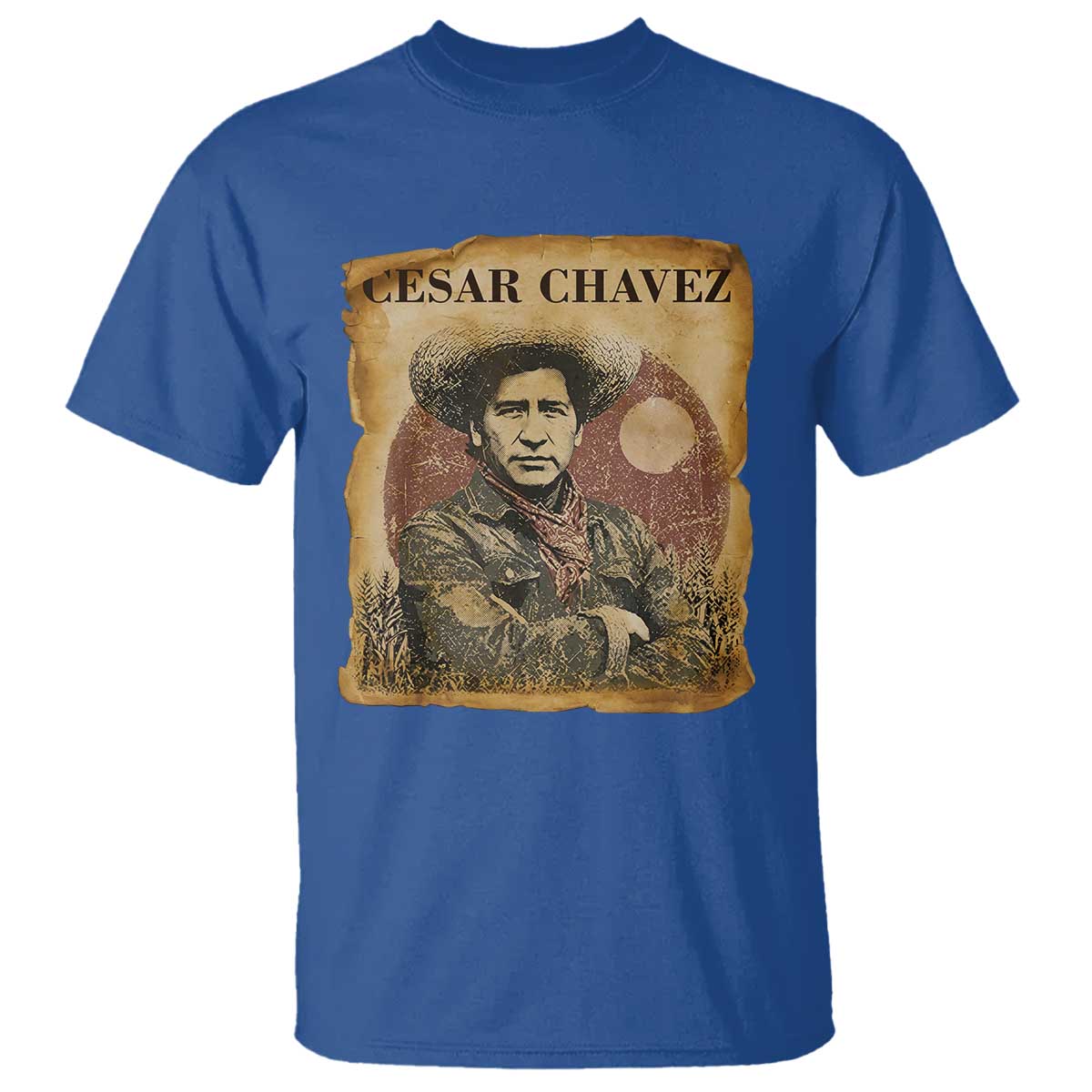 Cesar Chavez T Shirt Hispanic Heritage Mexican American Pride Latino TS14 Royal Blue Print Your Wear