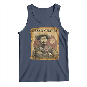 Cesar Chavez Tank Top Hispanic Heritage Mexican American Pride Latino TS14 Navy Print Your Wear