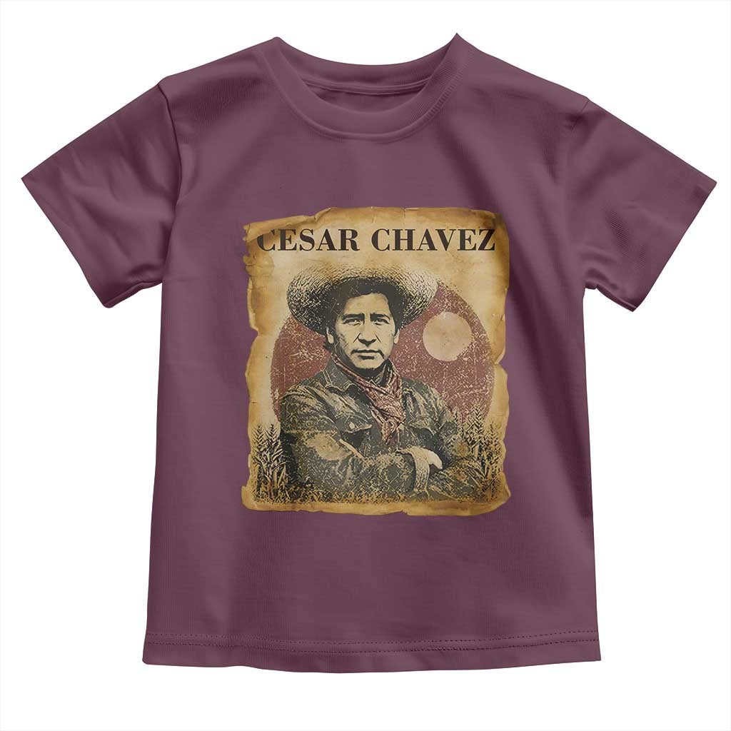 Cesar Chavez Toddler T Shirt Hispanic Heritage Mexican American Pride Latino TS14 Maroon Print Your Wear