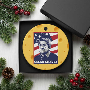 Cesar Chavez Ceramic Ornament Labor Leader Mexican American Pride TS14 1pc Yellow Cheese Print Your Wear