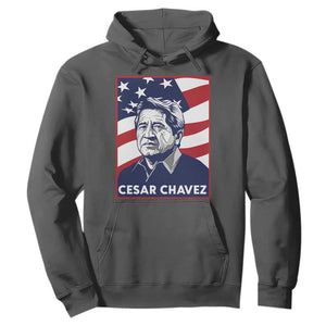 Cesar Chavez Hoodie Labor Leader Mexican American Pride TS14 Dark Heather Print Your Wear