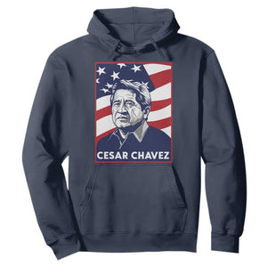 Cesar Chavez Hoodie Labor Leader Mexican American Pride TS14 Navy Print Your Wear