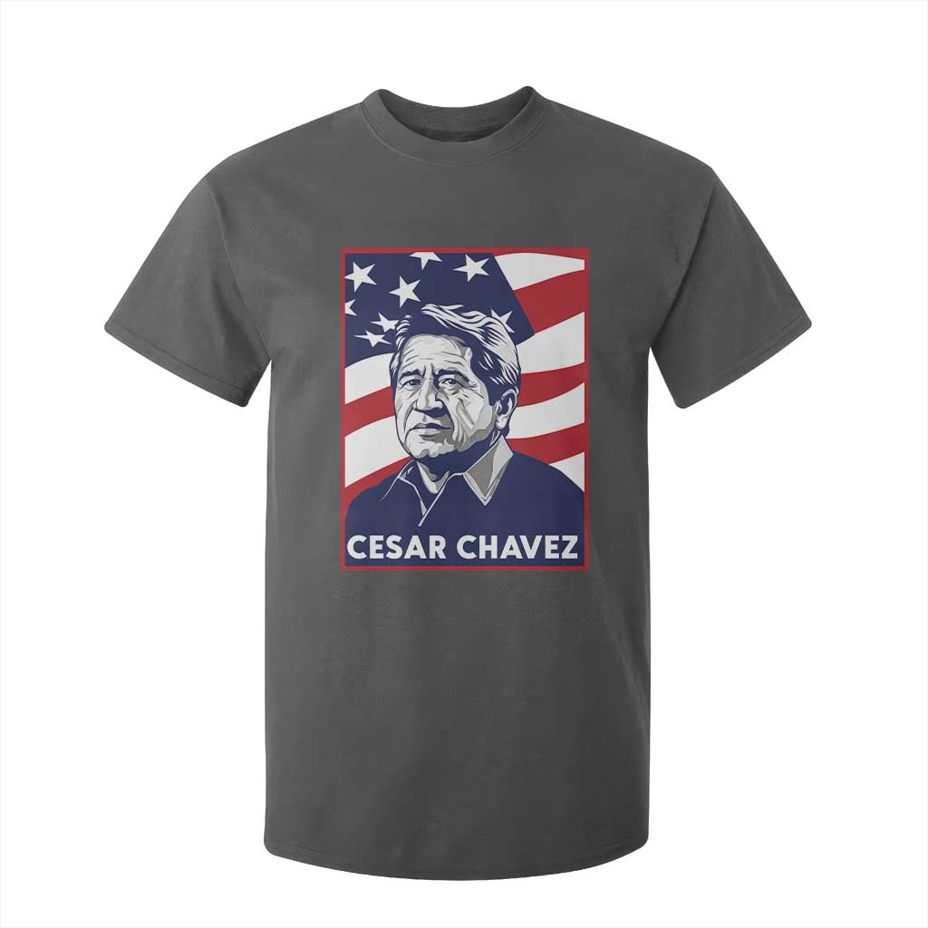 Cesar Chavez T Shirt For Kid Labor Leader Mexican American Pride TS14 Dark Heather Print Your Wear