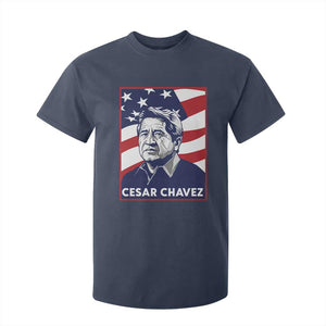 Cesar Chavez T Shirt For Kid Labor Leader Mexican American Pride TS14 Navy Print Your Wear