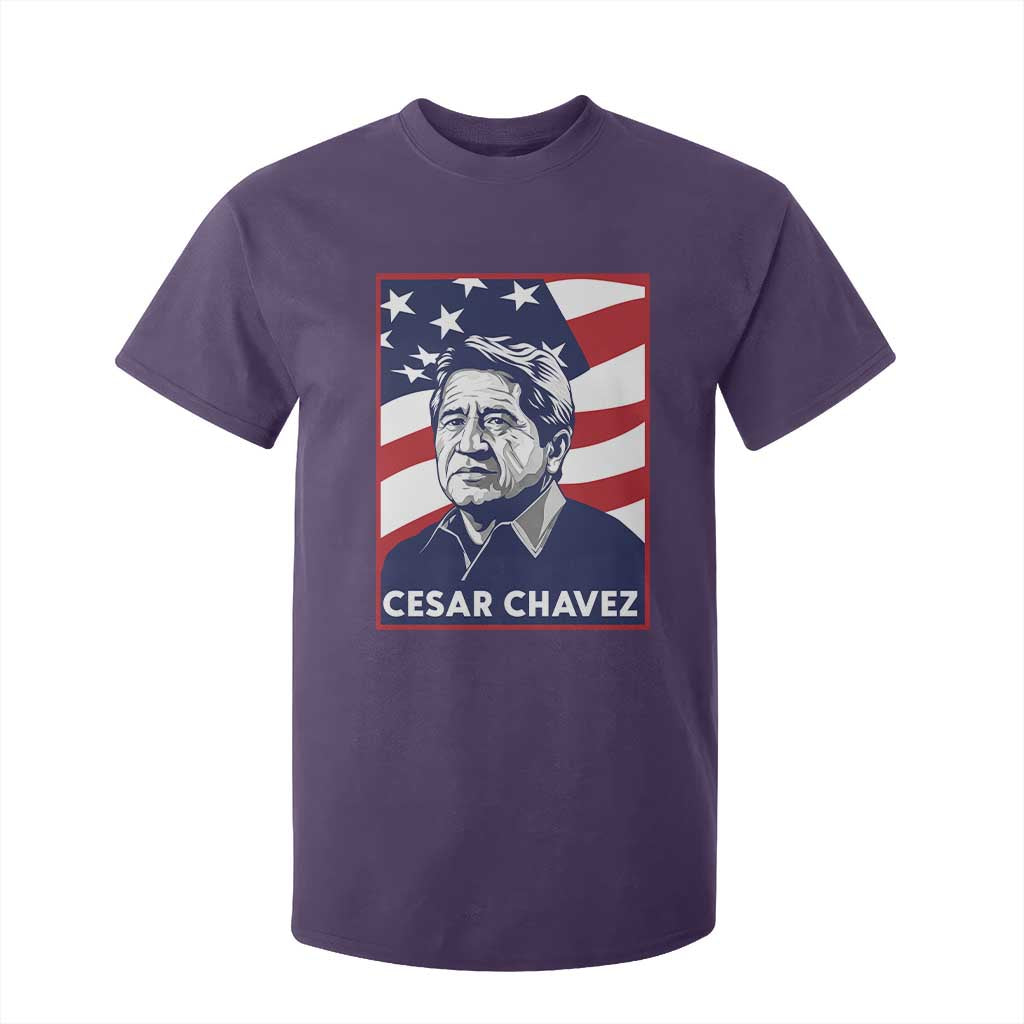 Cesar Chavez T Shirt For Kid Labor Leader Mexican American Pride TS14 Purple Print Your Wear