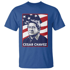 Cesar Chavez T Shirt Labor Leader Mexican American Pride TS14 Royal Blue Print Your Wear