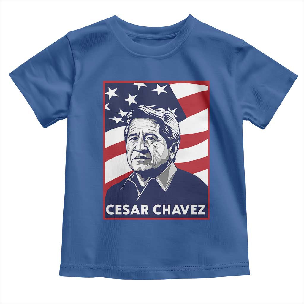 Cesar Chavez Toddler T Shirt Labor Leader Mexican American Pride TS14 Royal Blue Print Your Wear