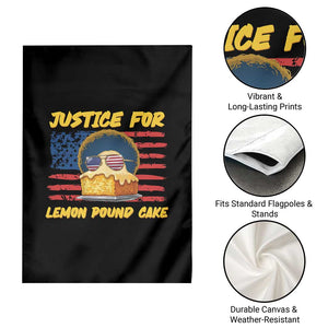 Justice For Lemon Pound Cake Garden Flag Funny US Flag Cake Parody Rap Free Speech TS14 Print Your Wear