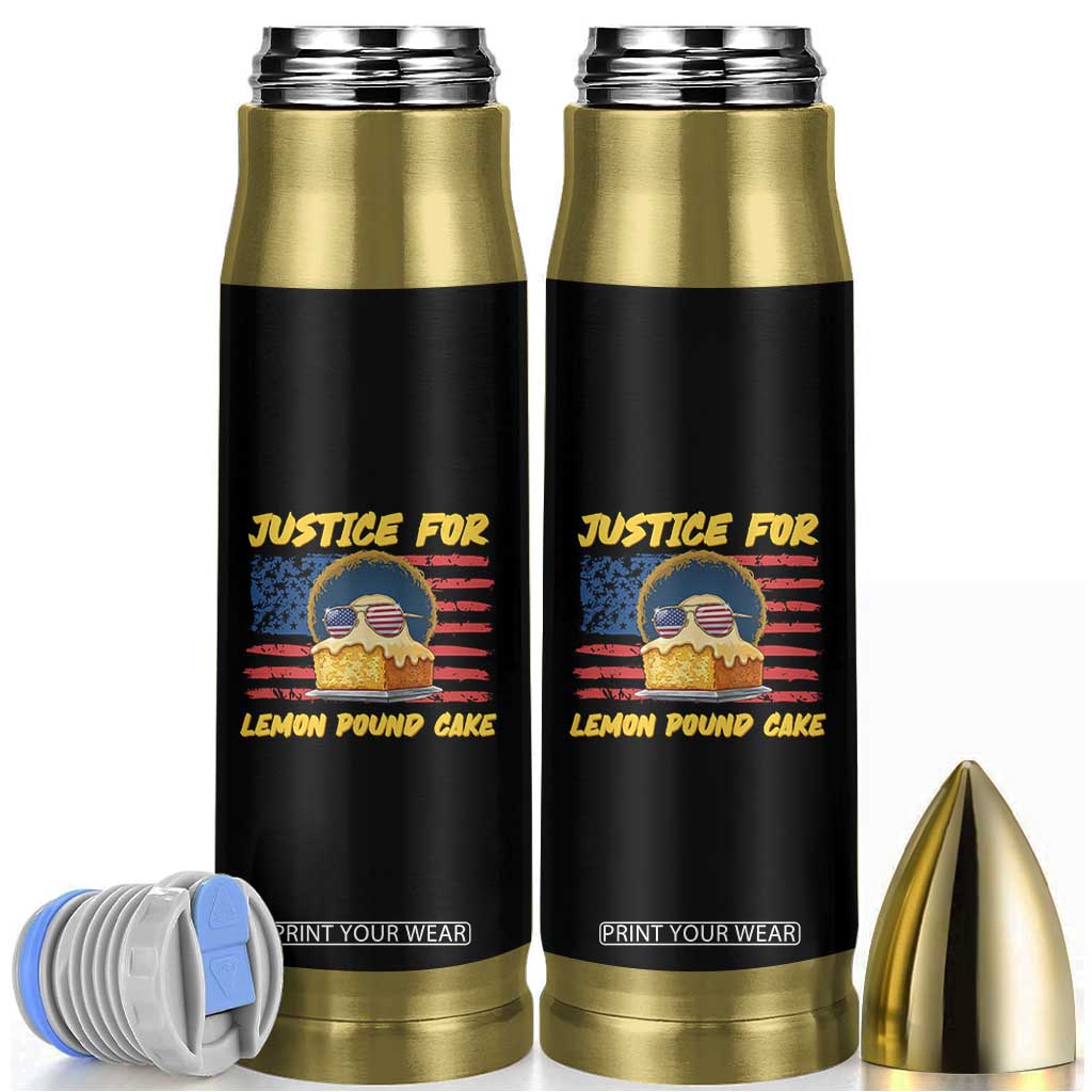Justice For Lemon Pound Cake Bullet Tumbler Funny US Flag Cake Parody Rap Free Speech TS14 Black Print Your Wear
