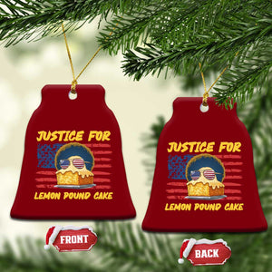 Justice For Lemon Pound Cake Ceramic Ornament Funny US Flag Cake Parody Rap Free Speech TS14 Print Your Wear