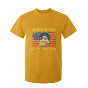 Justice For Lemon Pound Cake T Shirt For Kid Funny US Flag Cake Parody Rap Free Speech TS14 Gold Print Your Wear