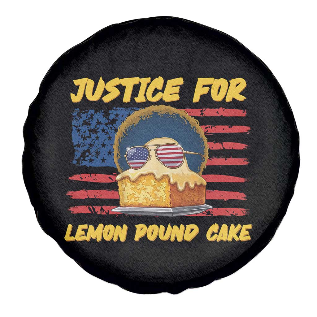 Justice For Lemon Pound Cake Spare Tire Cover Funny US Flag Cake Parody Rap Free Speech TS14 Print Your Wear