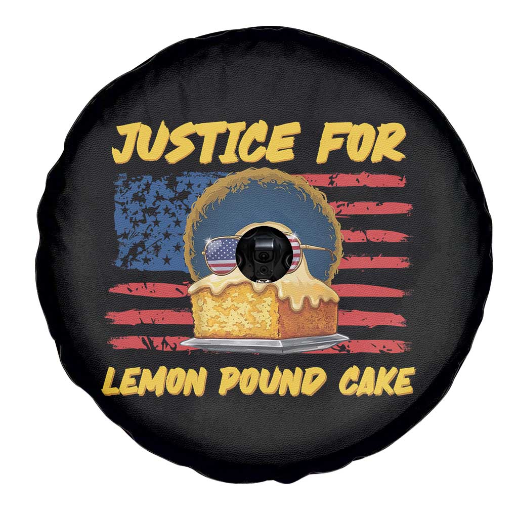 Justice For Lemon Pound Cake Spare Tire Cover Funny US Flag Cake Parody Rap Free Speech TS14 Print Your Wear