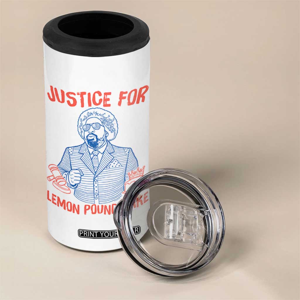 Justice For Lemon Pound Cake 4 in 1 Can Cooler Tumbler Viral Trend Free Speech TS14 Print Your Wear