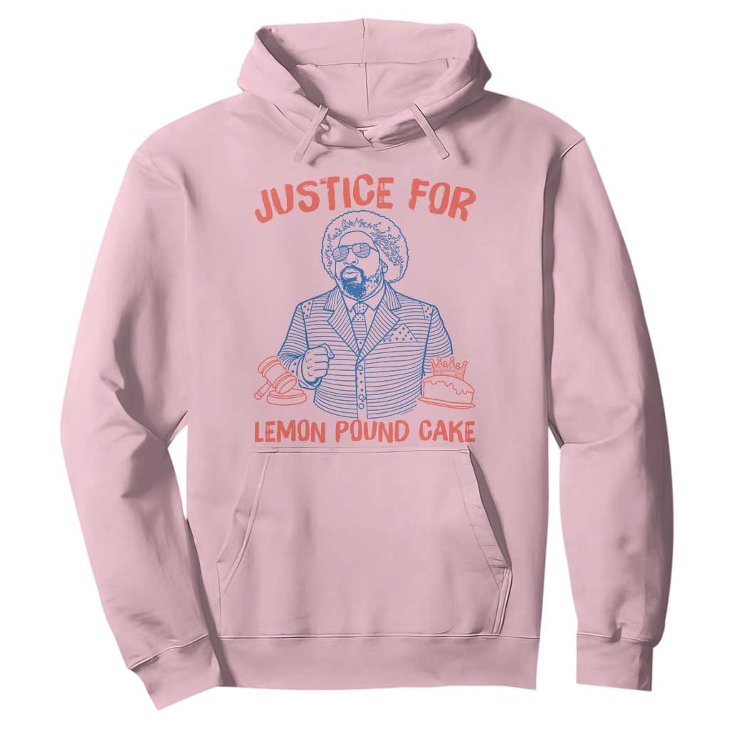 Justice For Lemon Pound Cake Hoodie Viral Trend Free Speech TS14 Light Pink Print Your Wear