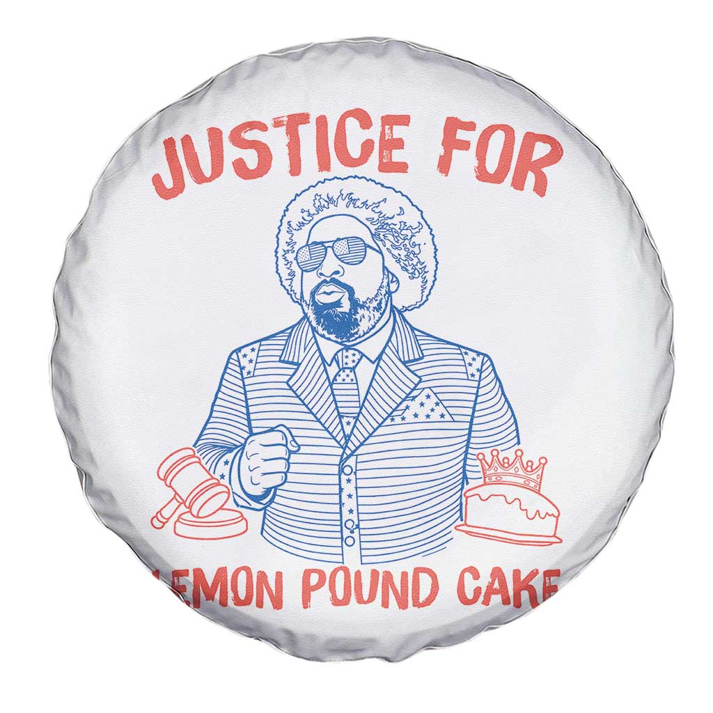 Justice For Lemon Pound Cake Spare Tire Cover Viral Trend Free Speech TS14 Print Your Wear