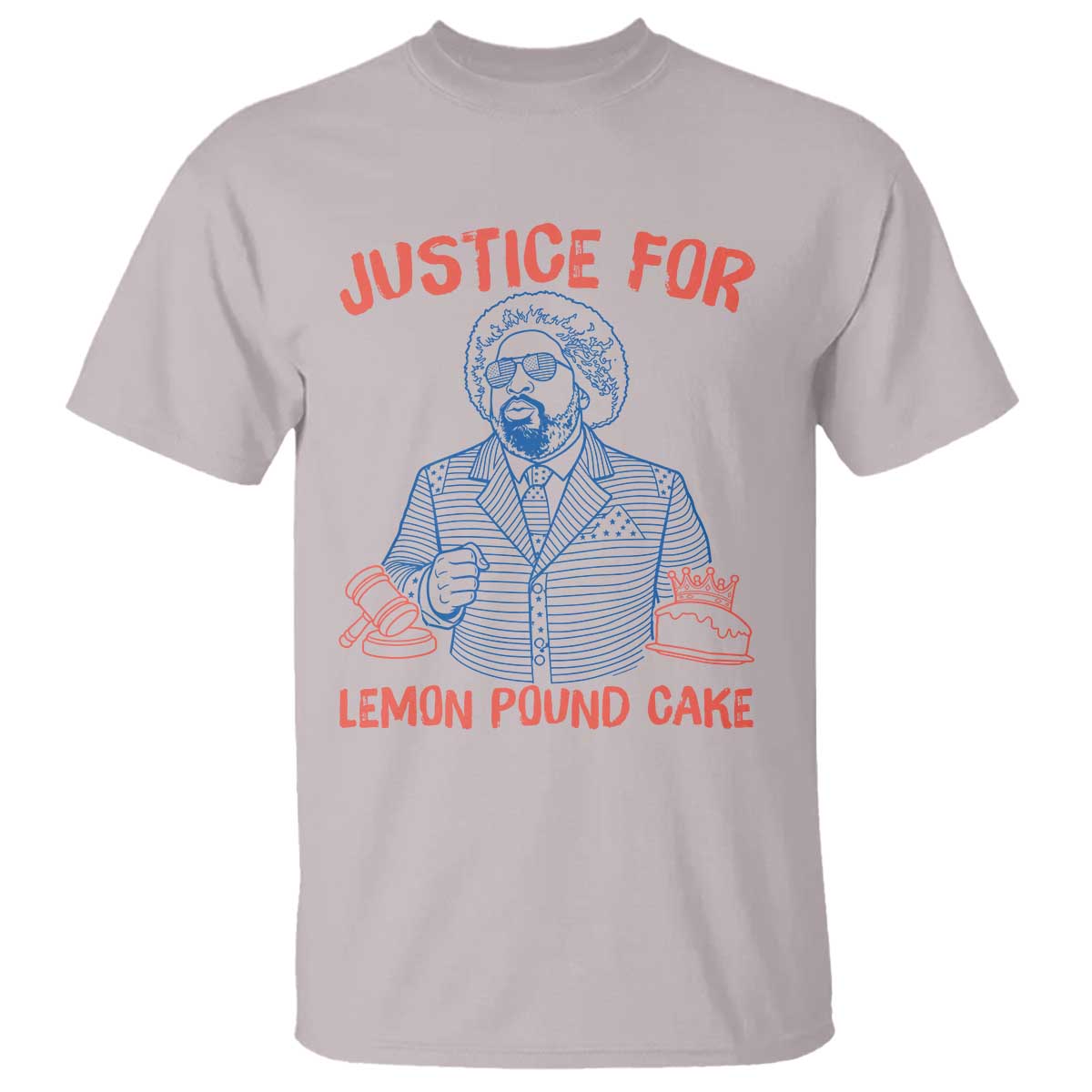 Justice For Lemon Pound Cake T Shirt Viral Trend Free Speech TS14 Ice Gray Print Your Wear