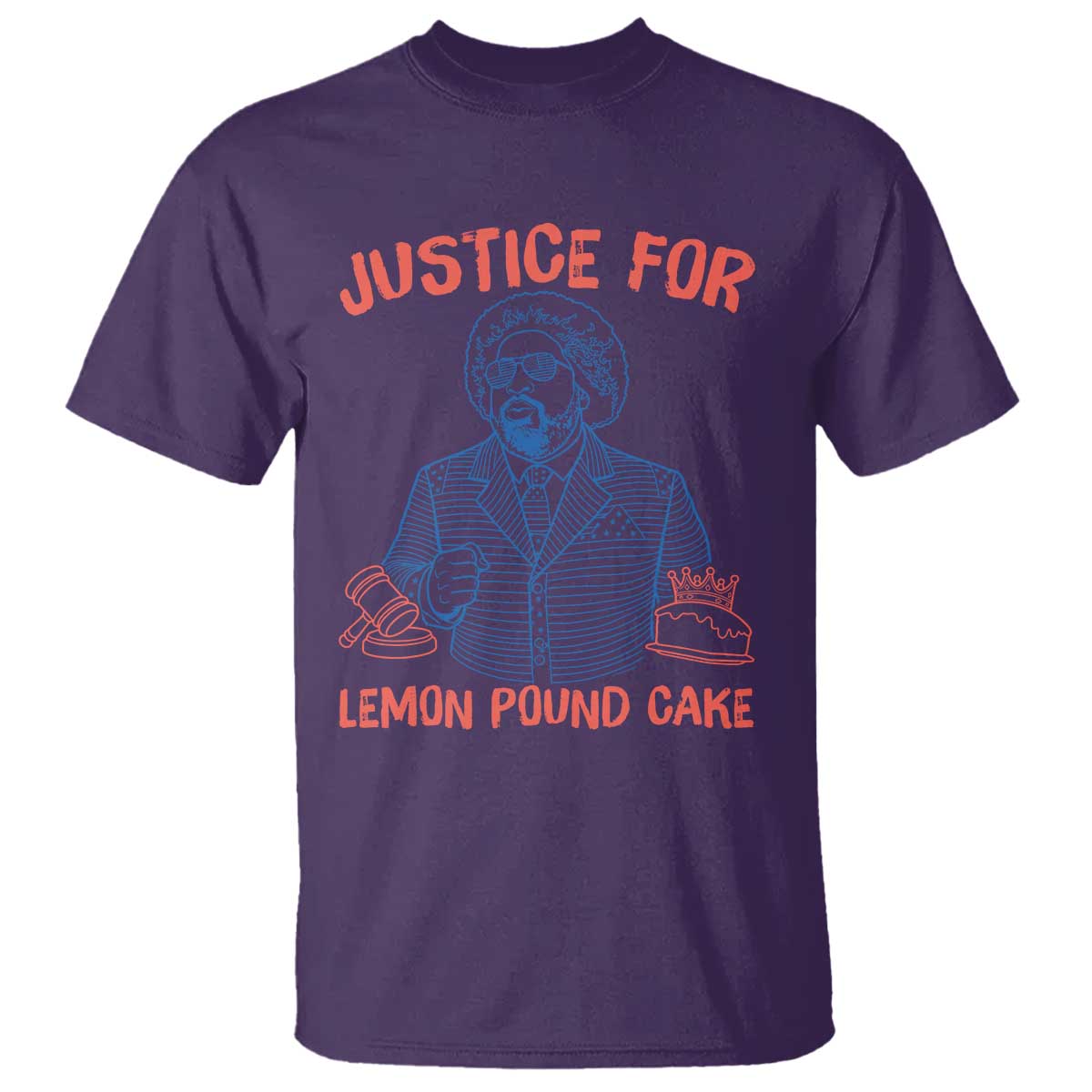 Justice For Lemon Pound Cake T Shirt Viral Trend Free Speech TS14 Purple Print Your Wear