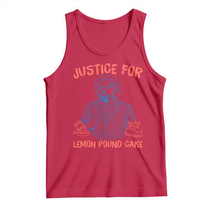 Justice For Lemon Pound Cake Tank Top Viral Trend Free Speech TS14 Red Print Your Wear