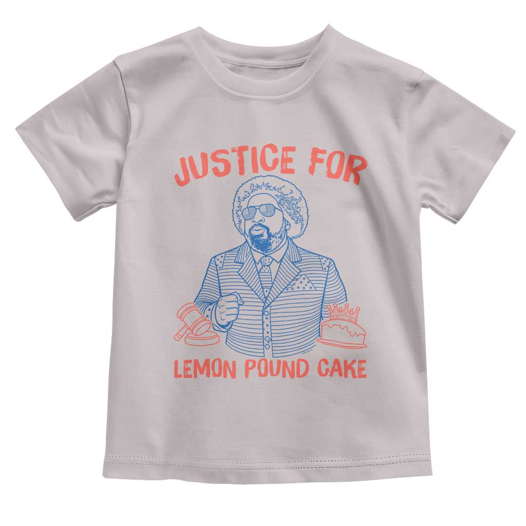 Justice For Lemon Pound Cake Toddler T Shirt Viral Trend Free Speech TS14 Ice Gray Print Your Wear