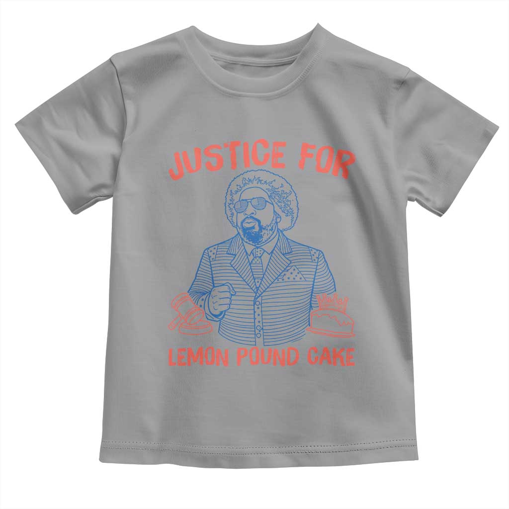 Justice For Lemon Pound Cake Toddler T Shirt Viral Trend Free Speech TS14 Sport Gray Print Your Wear