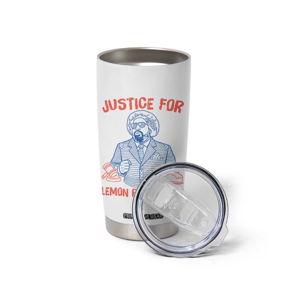 Justice For Lemon Pound Cake Tumbler Cup Viral Trend Free Speech TS14 Print Your Wear