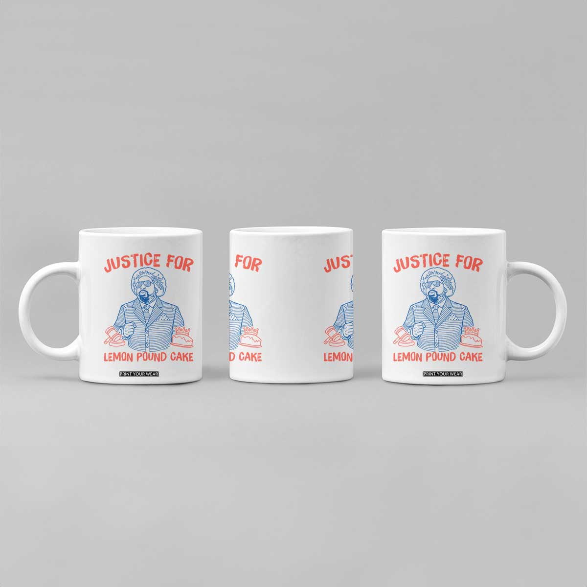 Justice For Lemon Pound Cake Coffee Mug Viral Trend Free Speech TS14 Print Your Wear