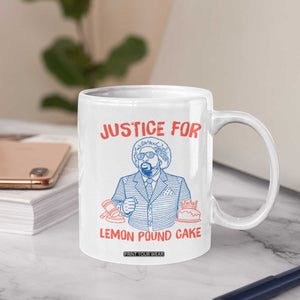 Justice For Lemon Pound Cake Coffee Mug Viral Trend Free Speech TS14 Print Your Wear