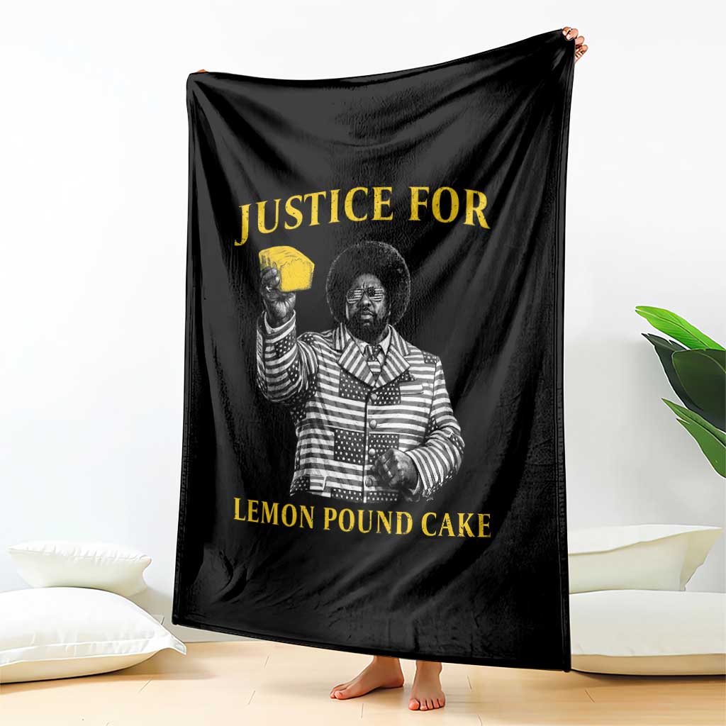 Justice For Lemon Pound Cake Throw Blanket Vintage Rap Free Speech TS14 Print Your Wear