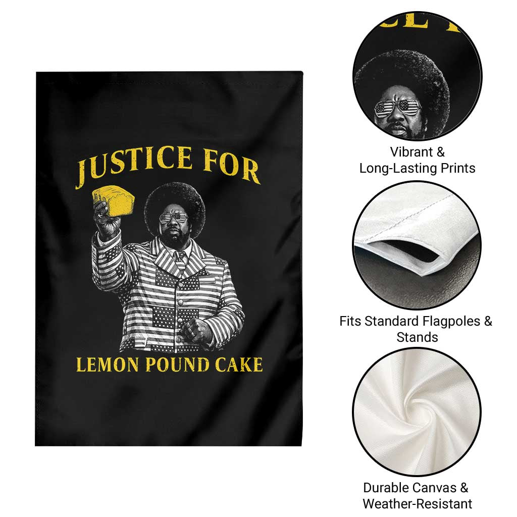 Justice For Lemon Pound Cake Garden Flag Vintage Rap Free Speech TS14 Print Your Wear