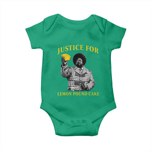 Justice For Lemon Pound Cake Baby Onesie Vintage Rap Free Speech TS14 Irish Green Print Your Wear