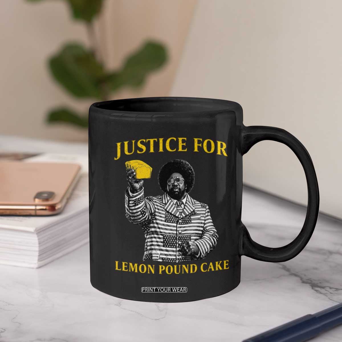 Justice For Lemon Pound Cake Coffee Mug Vintage Rap Free Speech TS14 Print Your Wear