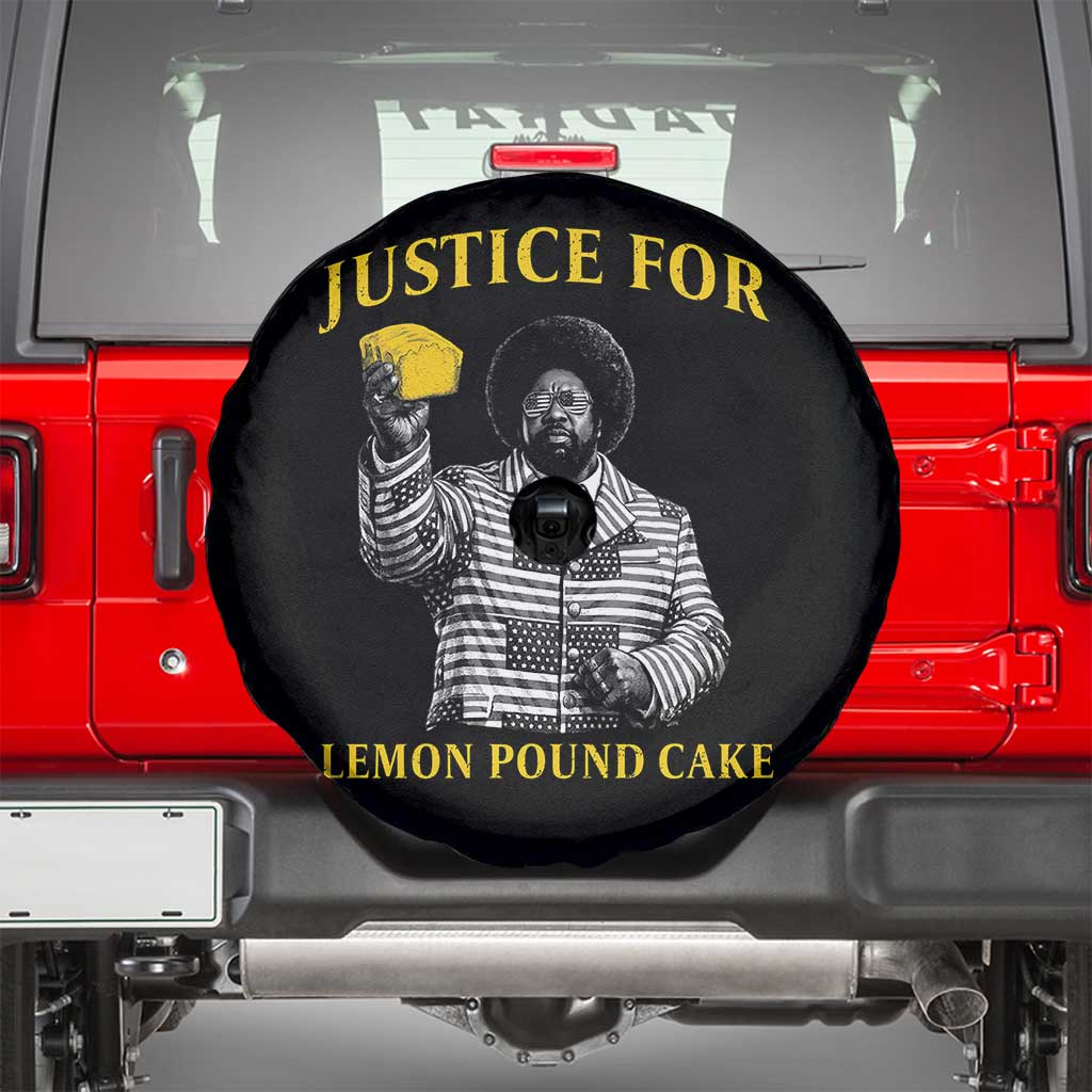 Justice For Lemon Pound Cake Spare Tire Cover Vintage Rap Free Speech TS14 Black Print Your Wear