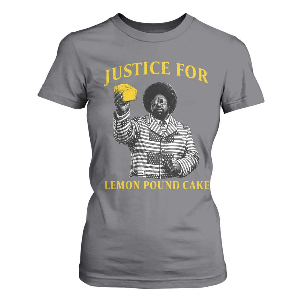 Justice For Lemon Pound Cake T Shirt For Women Vintage Rap Free Speech TS14 Charcoal Print Your Wear