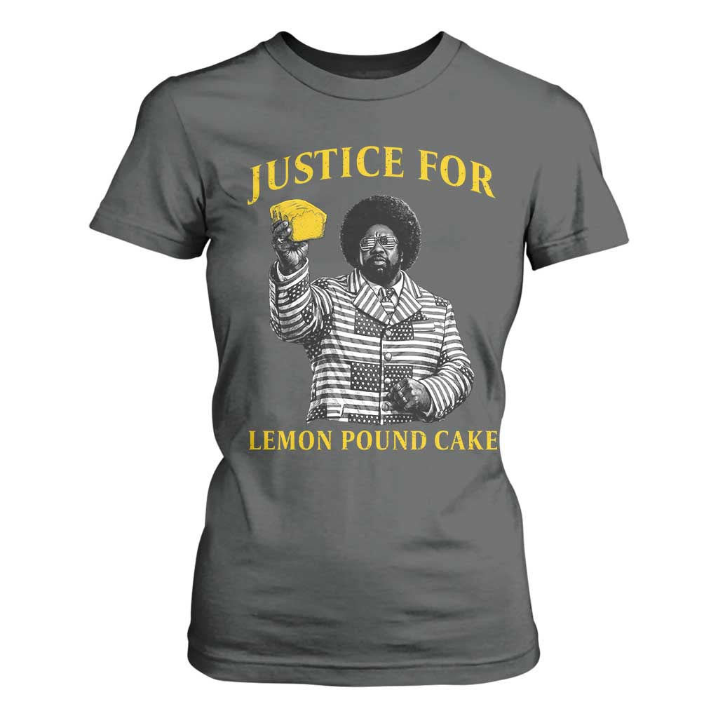 Justice For Lemon Pound Cake T Shirt For Women Vintage Rap Free Speech TS14 Dark Heather Print Your Wear
