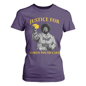 Justice For Lemon Pound Cake T Shirt For Women Vintage Rap Free Speech TS14 Purple Print Your Wear
