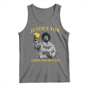 Justice For Lemon Pound Cake Tank Top Vintage Rap Free Speech TS14 Black Heather Print Your Wear