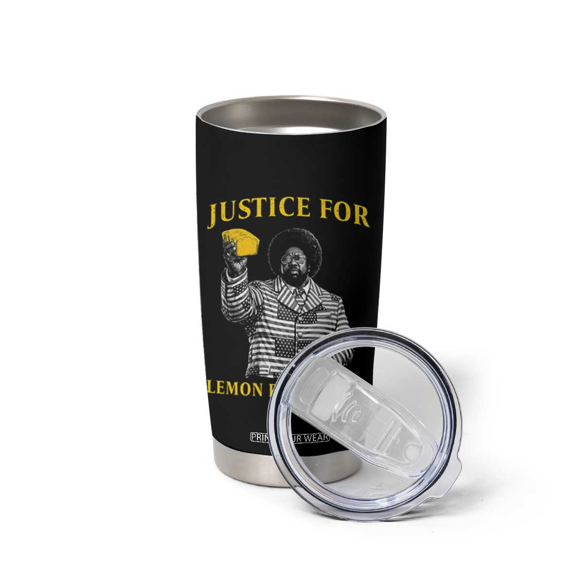 Justice For Lemon Pound Cake Tumbler Cup Vintage Rap Free Speech TS14 Print Your Wear