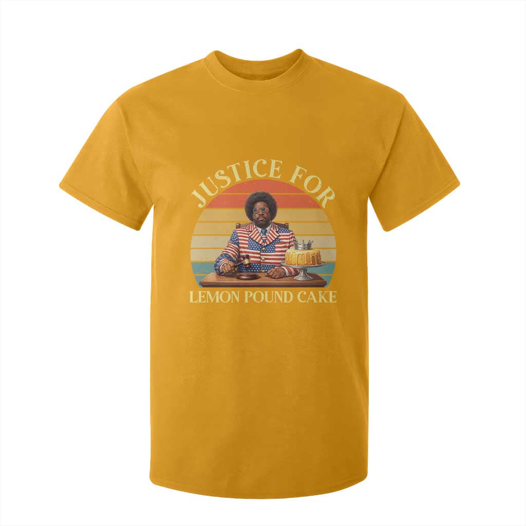 Justice For Lemon Pound Cake T Shirt For Kid Retro Rap Free Speech TS14 Gold Print Your Wear