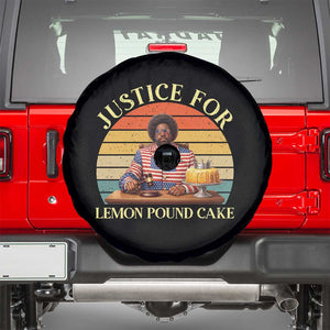 Justice For Lemon Pound Cake Spare Tire Cover Retro Rap Free Speech TS14 Black Print Your Wear