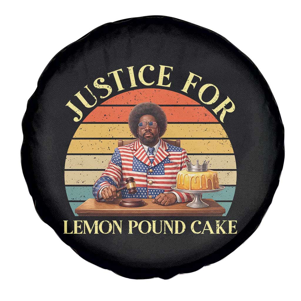 Justice For Lemon Pound Cake Spare Tire Cover Retro Rap Free Speech TS14 Print Your Wear
