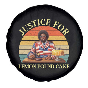 Justice For Lemon Pound Cake Spare Tire Cover Retro Rap Free Speech TS14 Print Your Wear