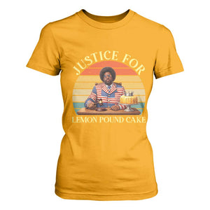 Justice For Lemon Pound Cake T Shirt For Women Retro Rap Free Speech TS14 Gold Print Your Wear
