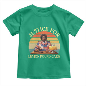 Justice For Lemon Pound Cake Toddler T Shirt Retro Rap Free Speech TS14 Irish Green Print Your Wear